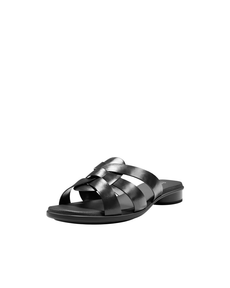 BLACK ECCO SCULPTED ALBA 25 SLIDE