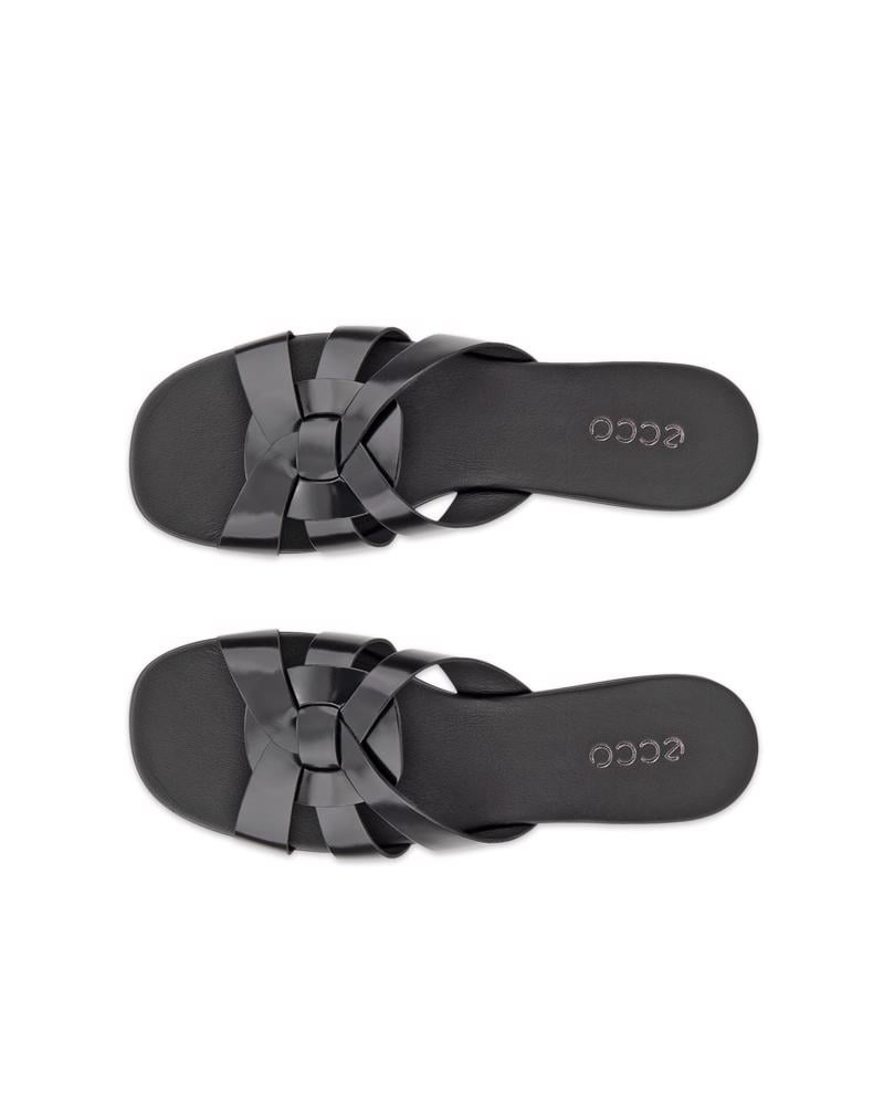 BLACK ECCO SCULPTED ALBA 25 SLIDE