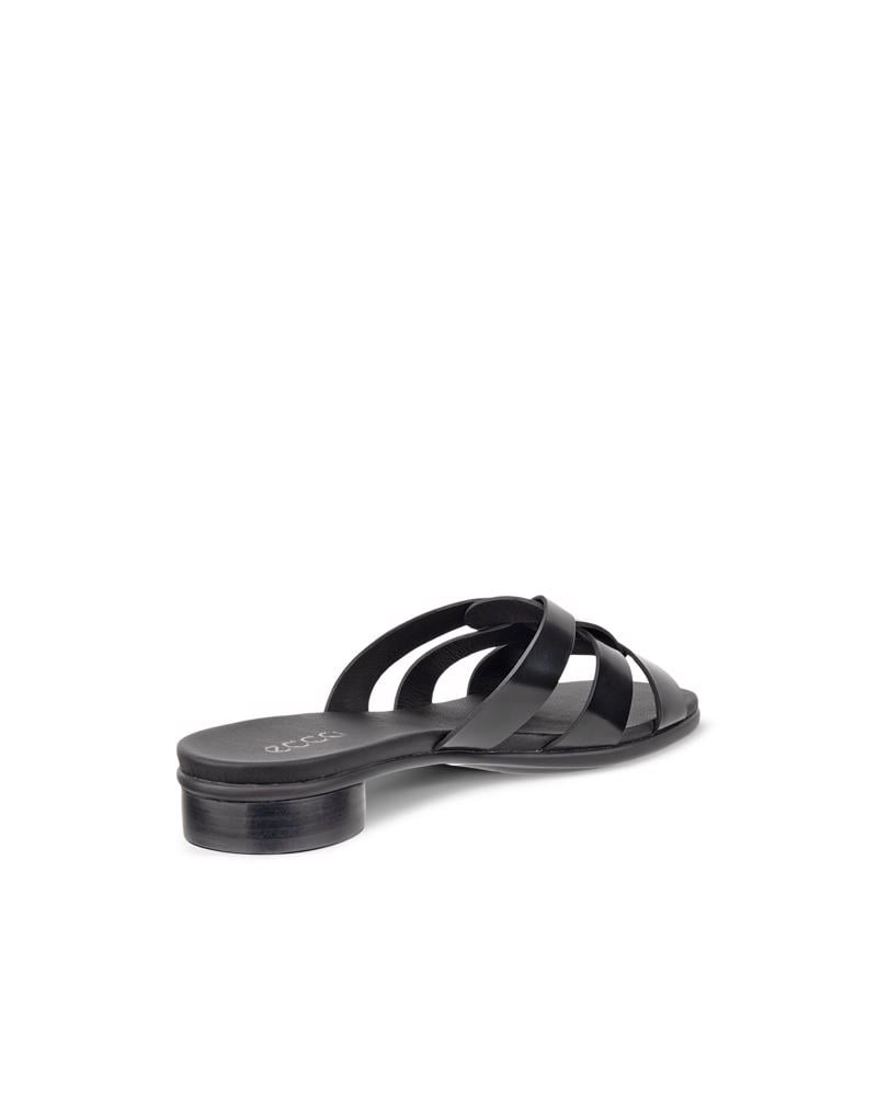 BLACK ECCO SCULPTED ALBA 25 SLIDE