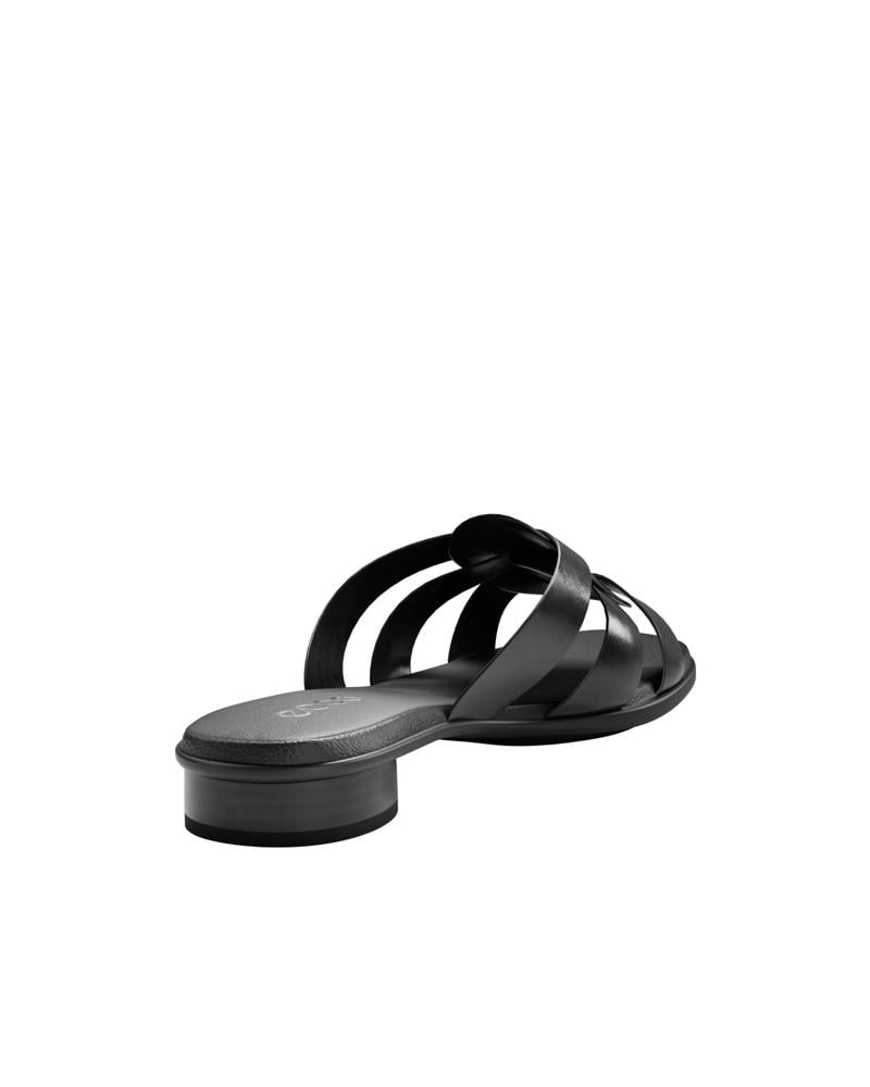 BLACK ECCO SCULPTED ALBA 25 SLIDE