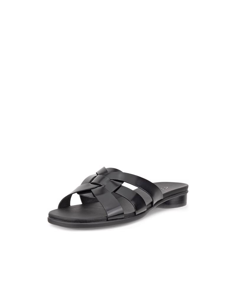 BLACK ECCO SCULPTED ALBA 25 SLIDE