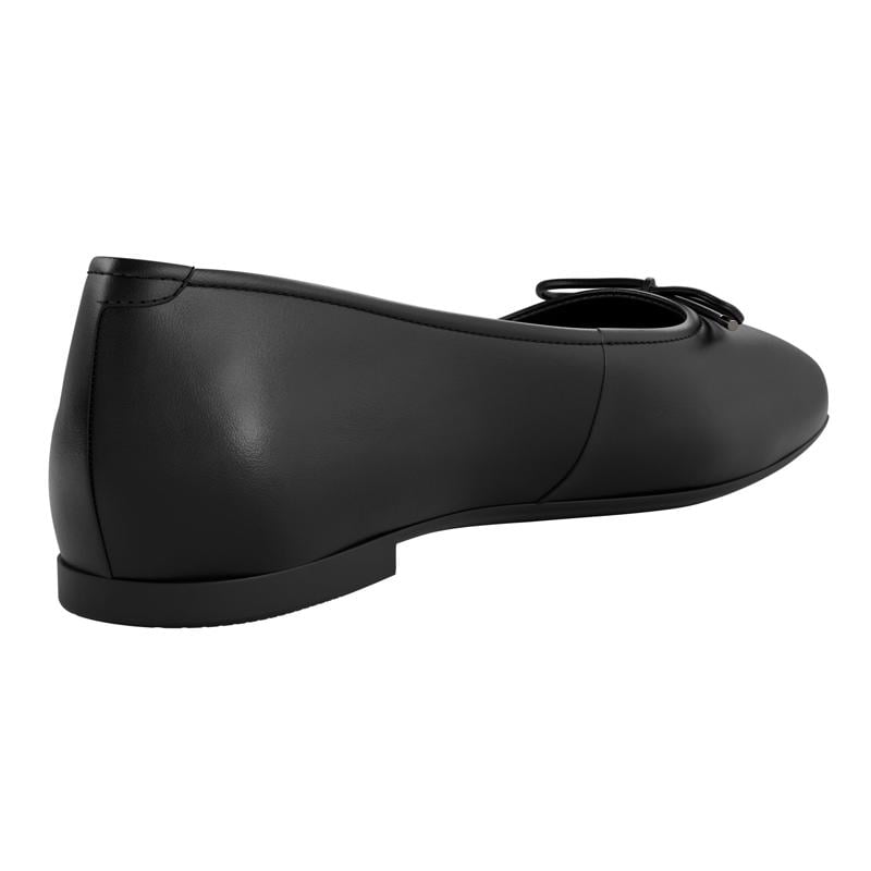 BLACK ECCO MARGOT W BALLERINA BOW
