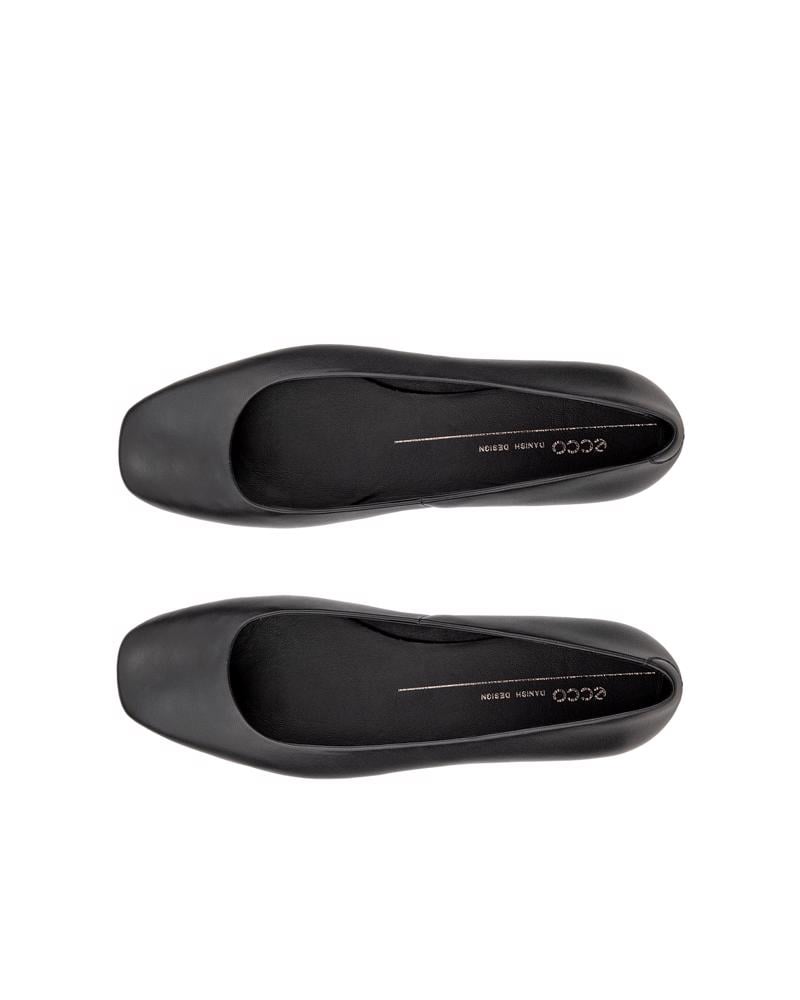 BLACK ECCO MARGOT W BALLERINA