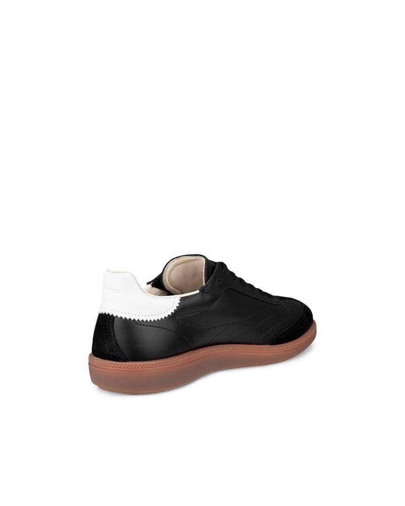 BLACK ECCO SOFT 11 W LACE SNEAKER