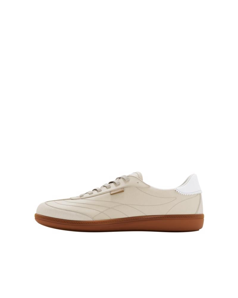 Beige ECCO SOFT 11 W LACE SNEAKER