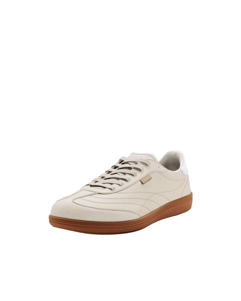 Beige ECCO SOFT 11 W LACE SNEAKER