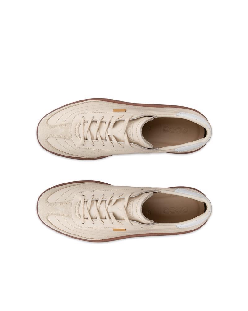 Beige ECCO SOFT 11 W LACE SNEAKER