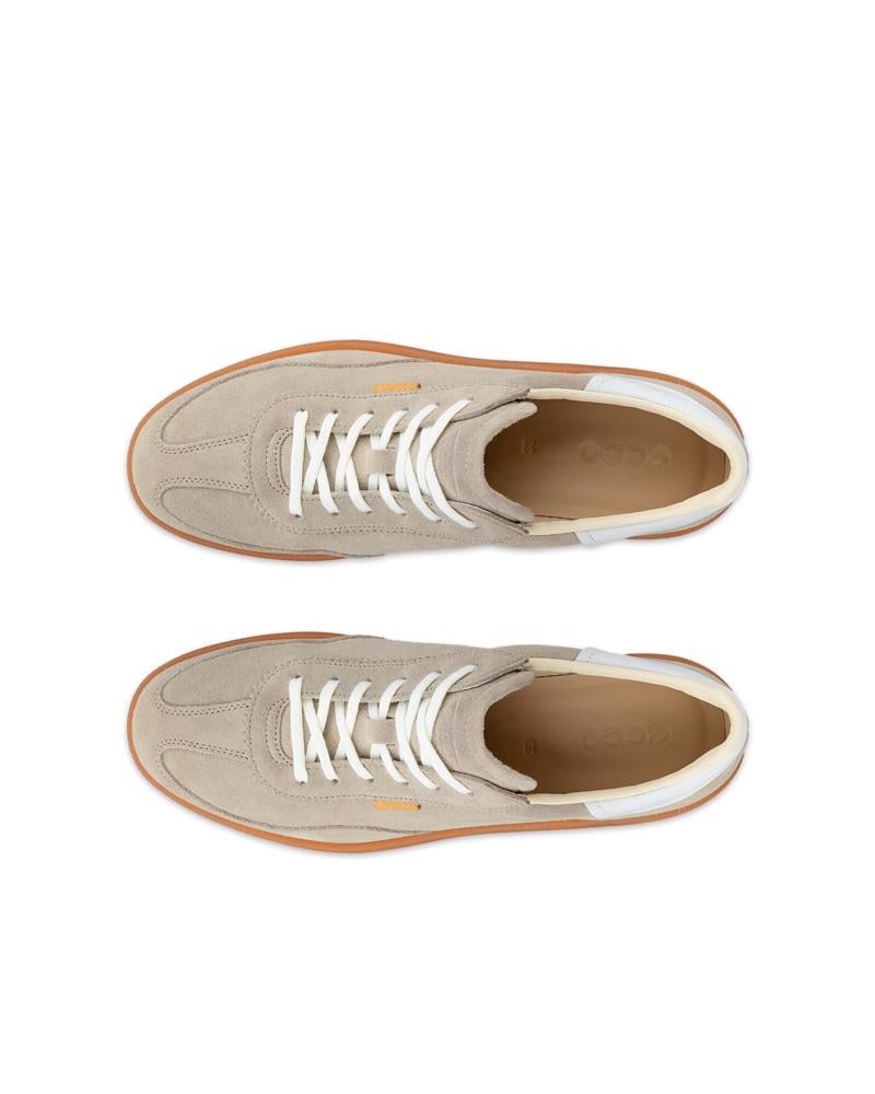 Beige ECCO SOFT 11 W LACE SNEAKER