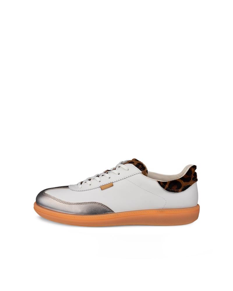 White ECCO SOFT 11 W LACE SNEAKER