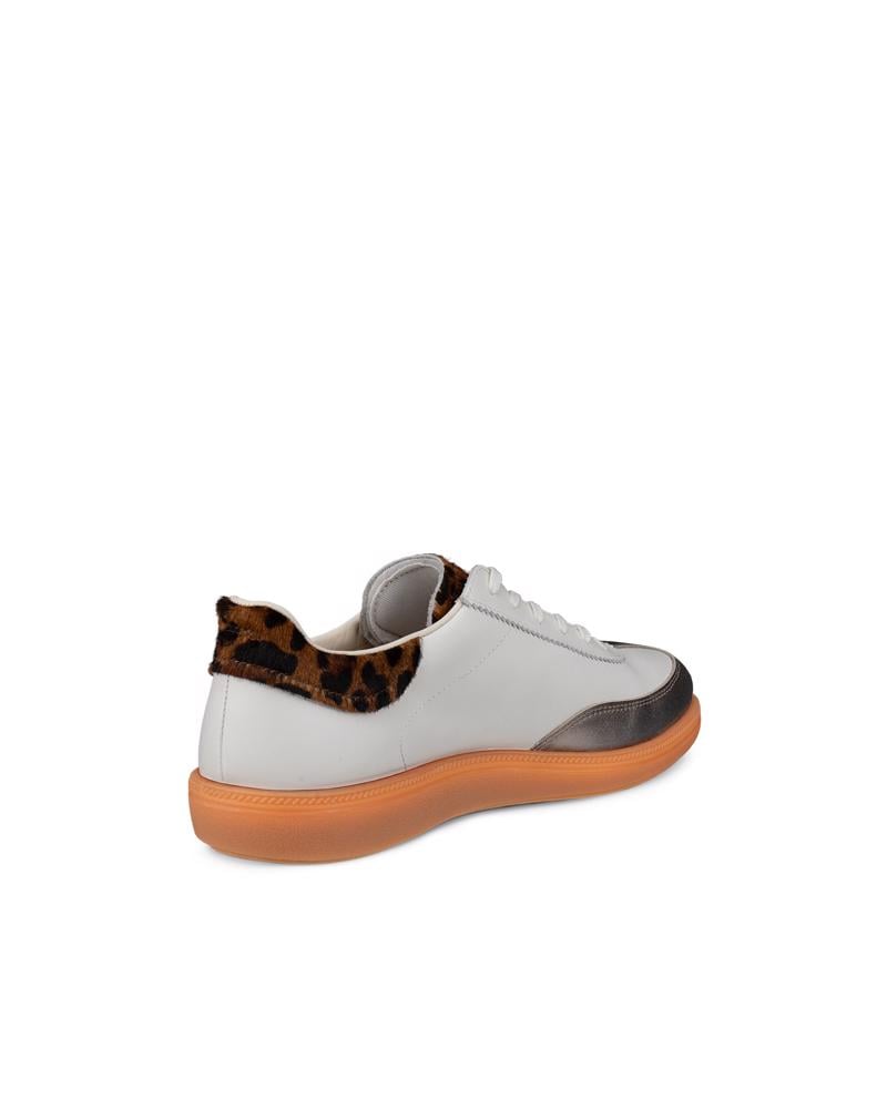 White ECCO SOFT 11 W LACE SNEAKER