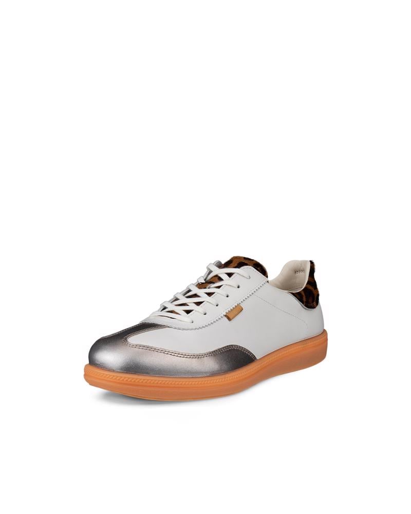 White ECCO SOFT 11 W LACE SNEAKER