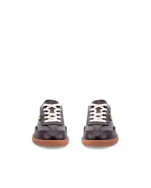 بني ECCO SOFT 11 W LACE SNEAKER