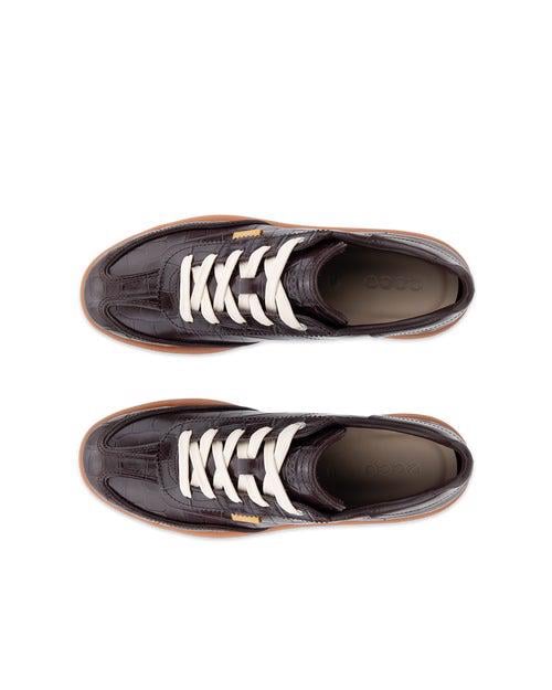 بني ECCO SOFT 11 W LACE SNEAKER
