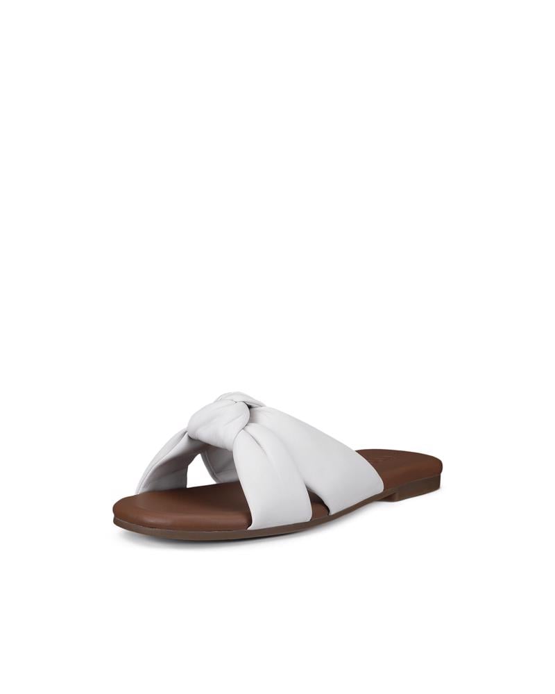 White ECCO Marylou Slide