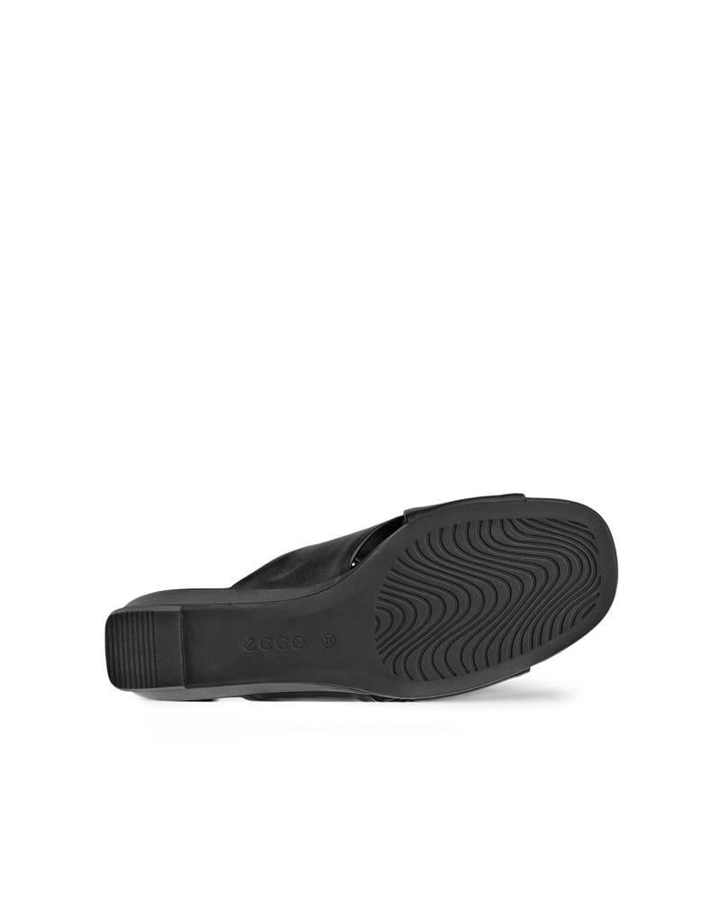 BLACK ECCO ASTRID WEDGE W SLIDE