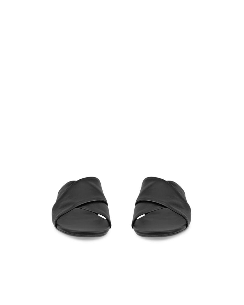BLACK ECCO ASTRID WEDGE W SLIDE
