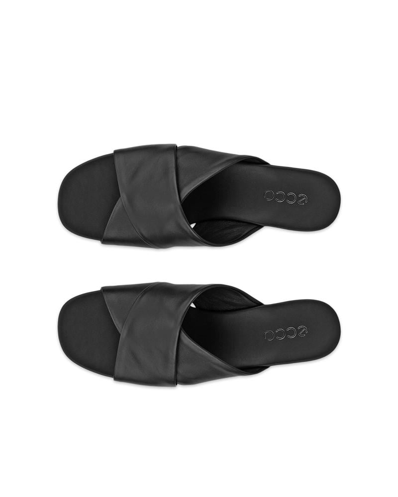 BLACK ECCO ASTRID WEDGE W SLIDE