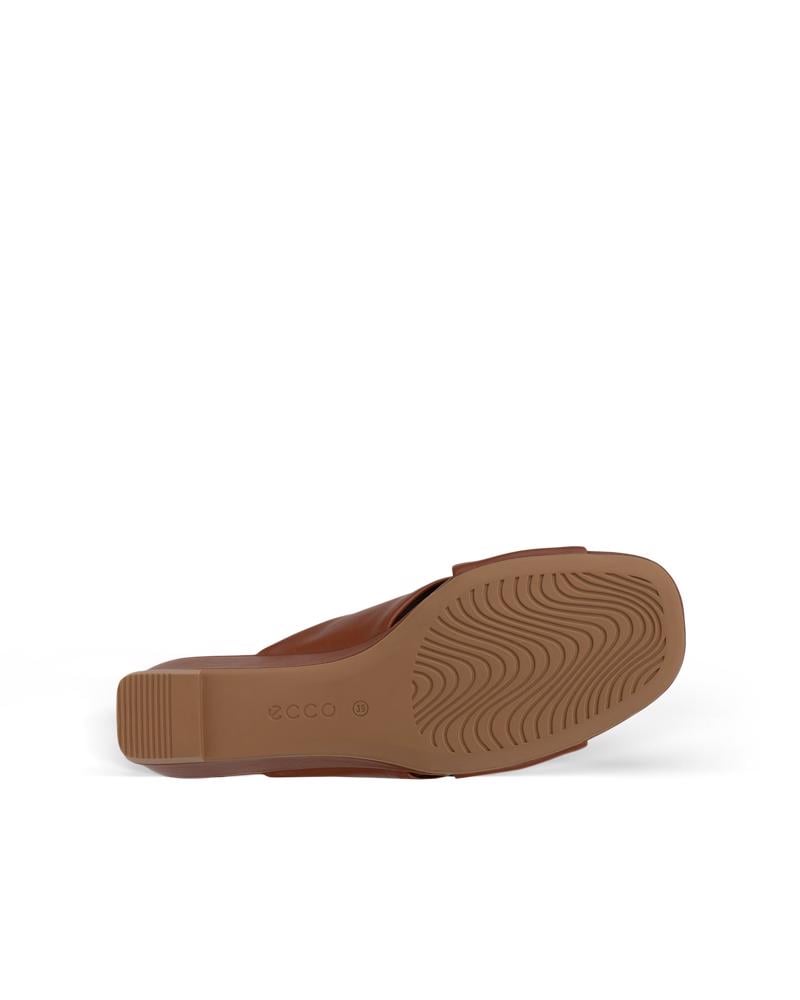 Brown ECCO ASTRID WEDGE W SLIDE