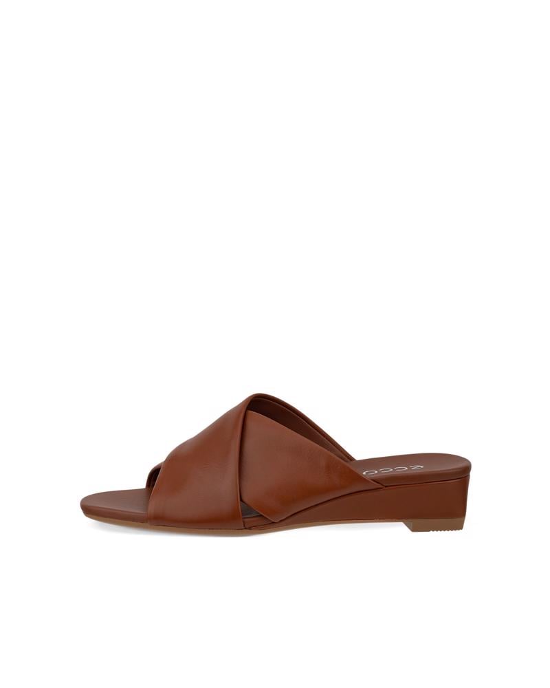 Brown ECCO ASTRID WEDGE W SLIDE