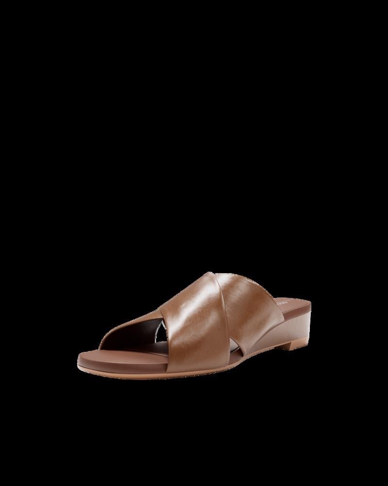 Brown ECCO ASTRID WEDGE W SLIDE