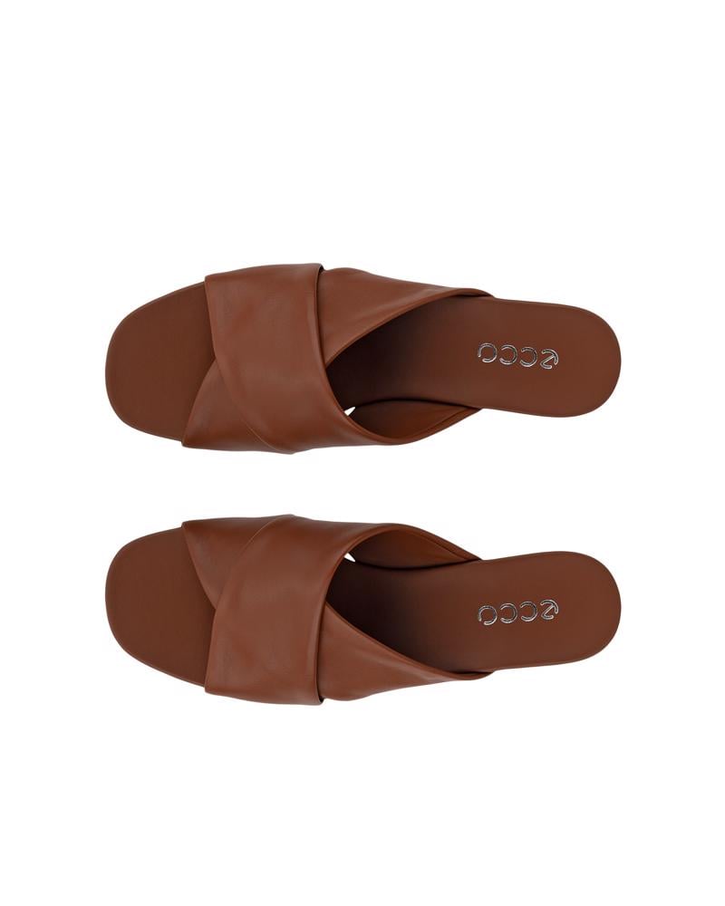 Brown ECCO ASTRID WEDGE W SLIDE