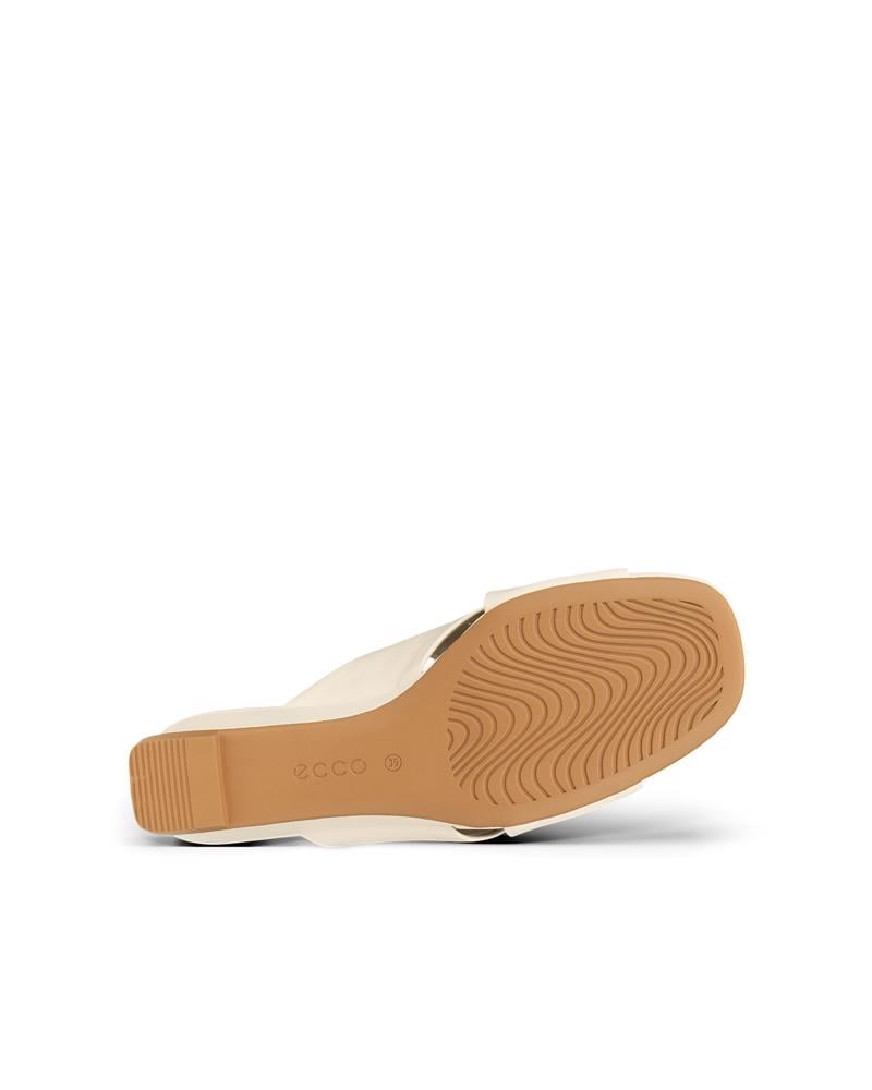 Beige ECCO ASTRID WEDGE W SLIDE