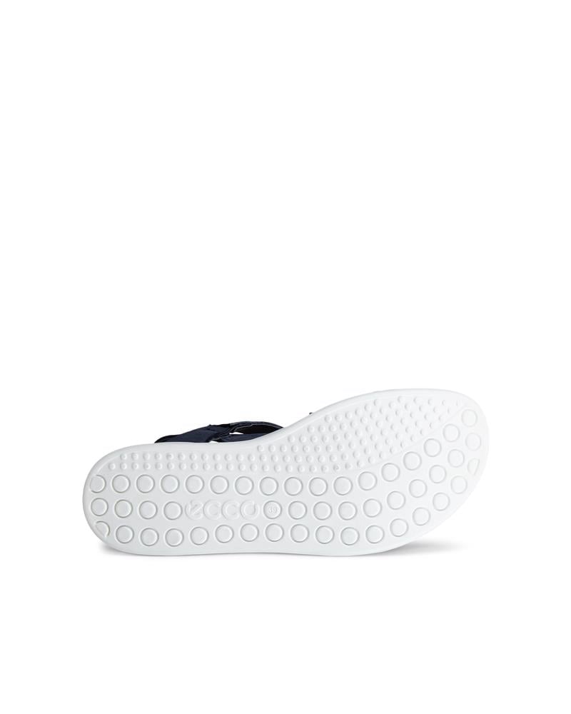 Navy ECCO SOFT SANDAL W CROSS STRAP