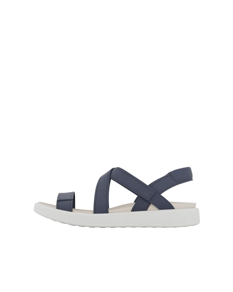 Navy ECCO SOFT SANDAL W CROSS STRAP