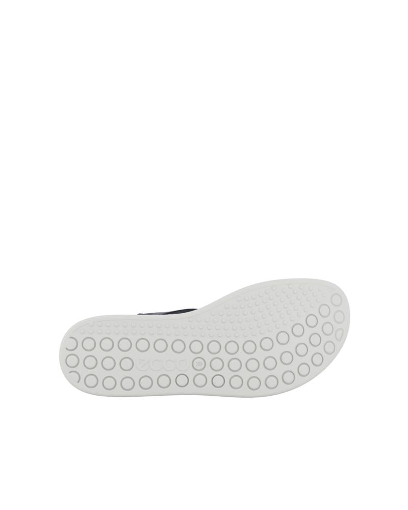 Navy ECCO SOFT SANDAL W CROSS STRAP