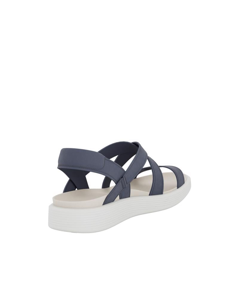Navy ECCO SOFT SANDAL W CROSS STRAP