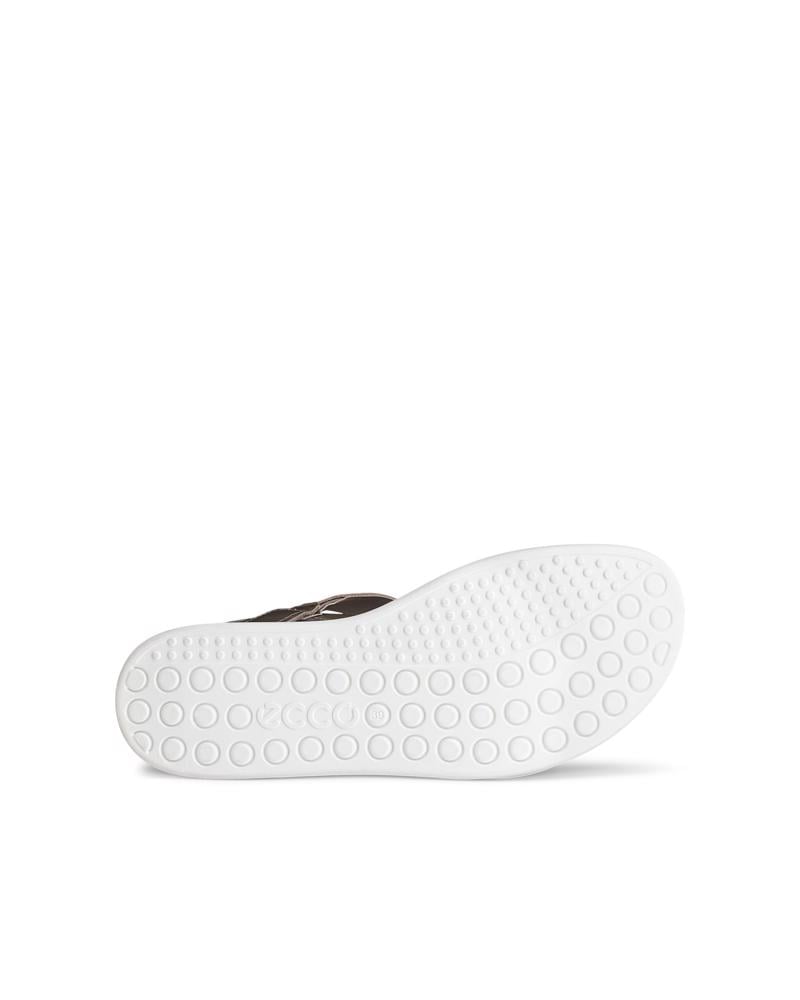 ذهبي ECCO SOFT SANDAL W CROSS STRAP
