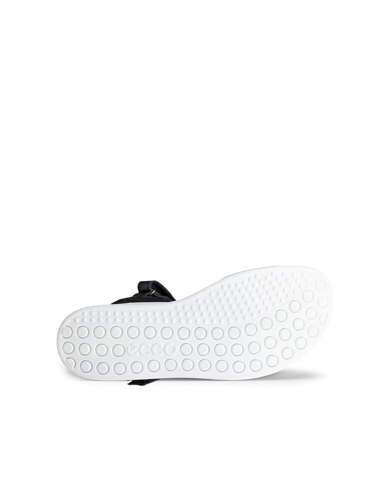 BLACK ECCO SOFT SANDAL W  2-STRAP