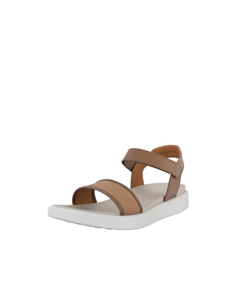 Brown ECCO SOFT SANDAL W  2-STRAP