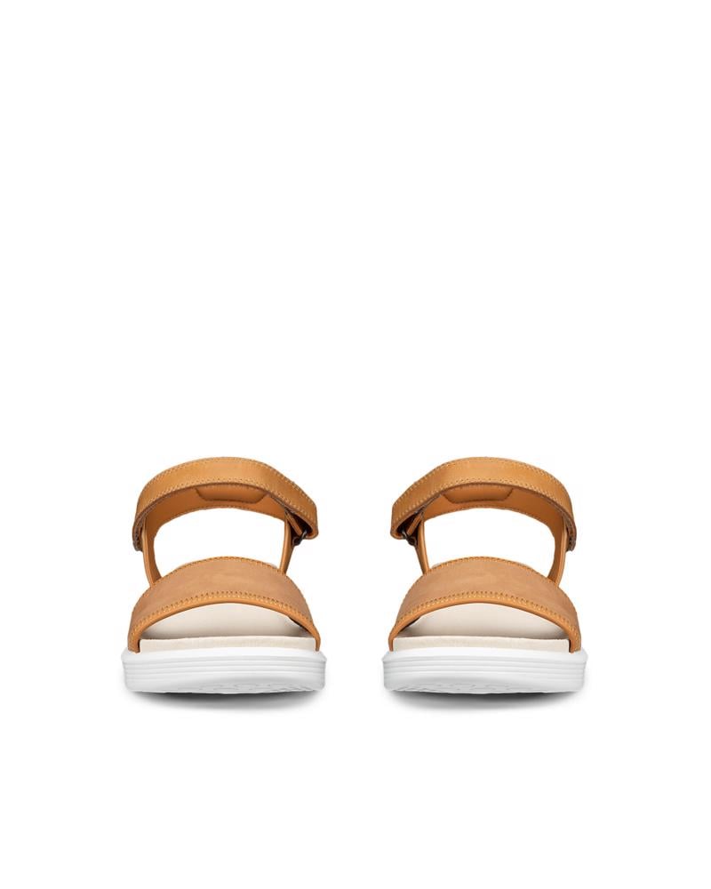 Brown ECCO SOFT SANDAL W  2-STRAP