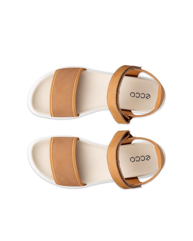 Brown ECCO SOFT SANDAL W  2-STRAP