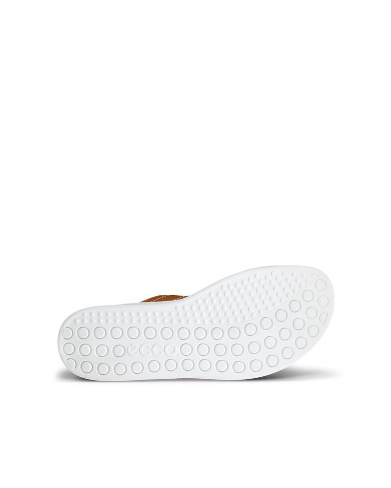 Brown ECCO SOFT SANDAL W SLIDE