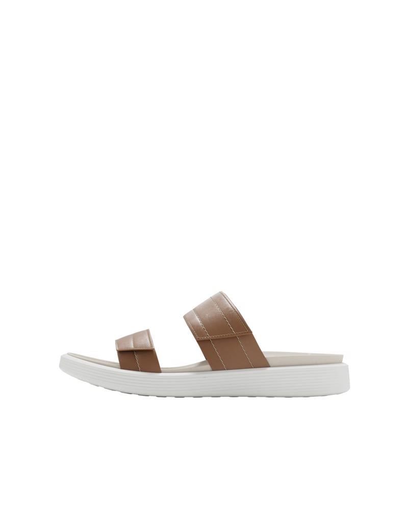 Brown ECCO SOFT SANDAL W SLIDE