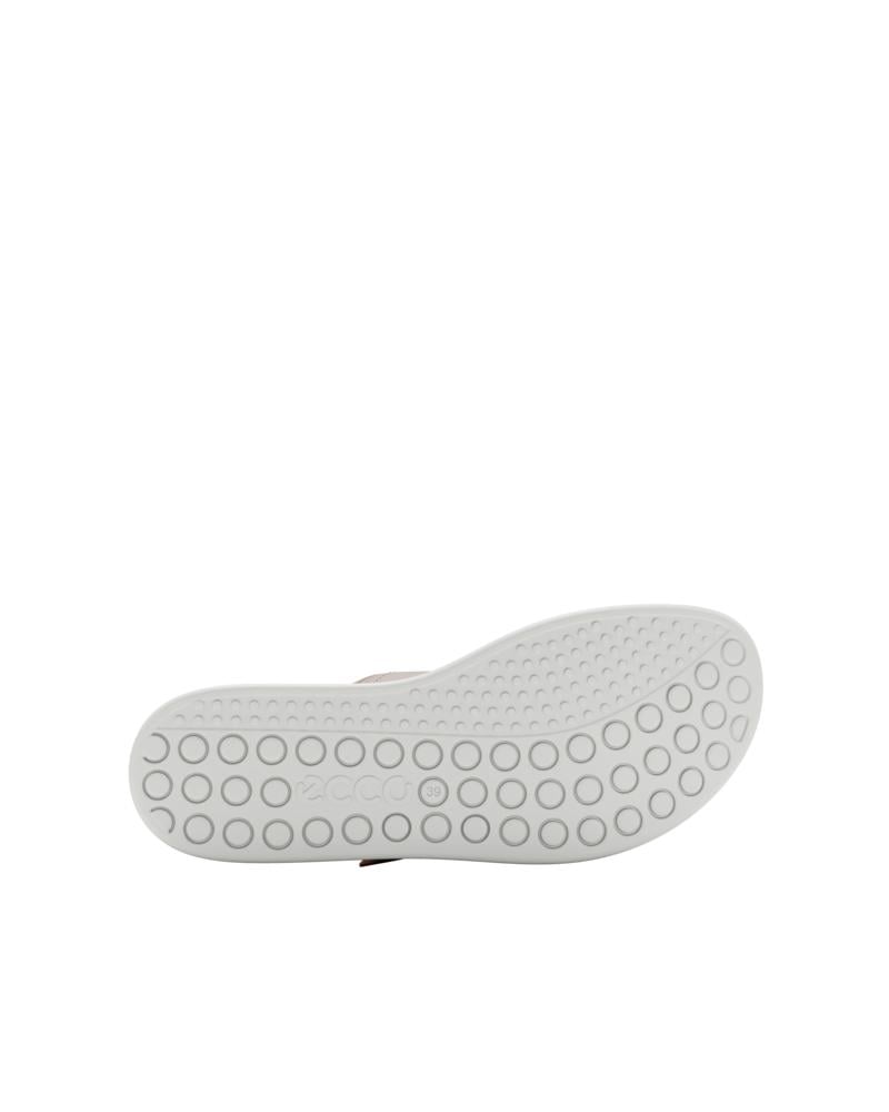 Brown ECCO SOFT SANDAL W SLIDE