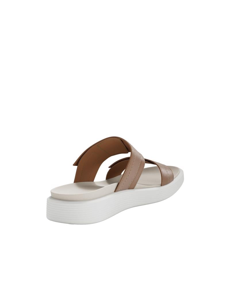 Brown ECCO SOFT SANDAL W SLIDE