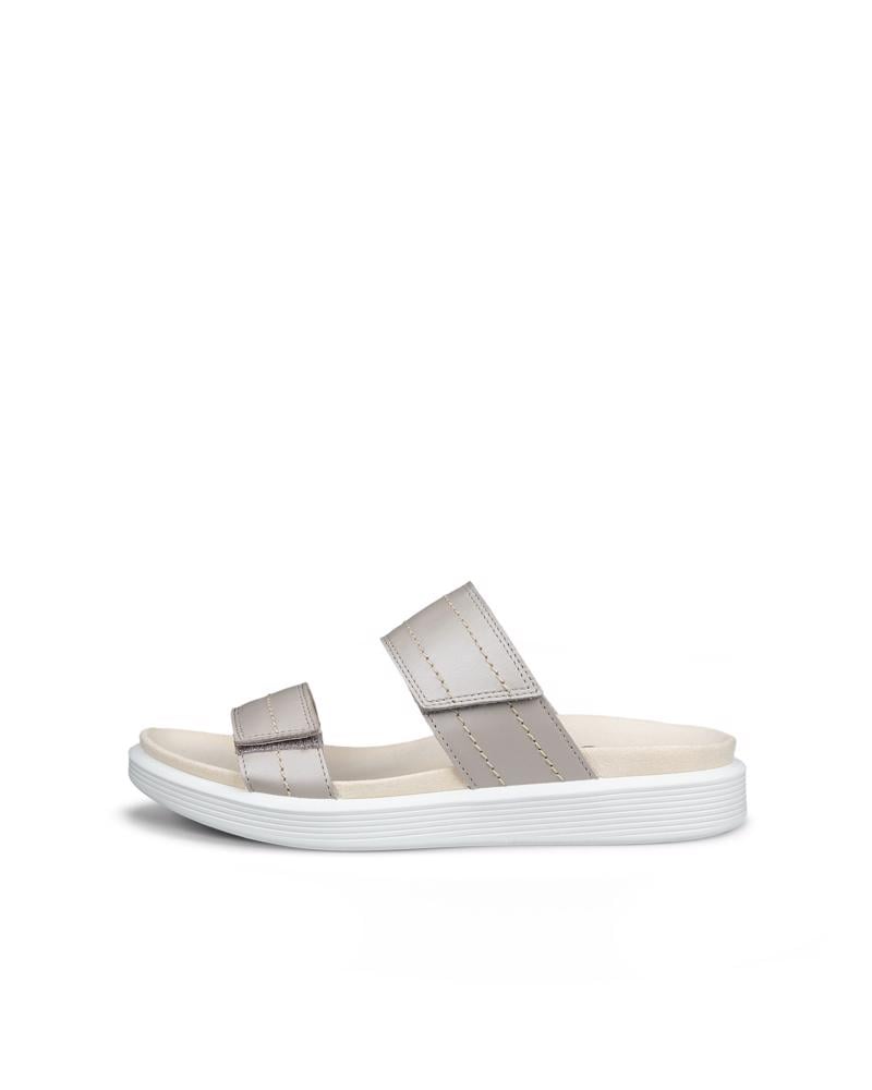 Beige ECCO SOFT SANDAL W SLIDE