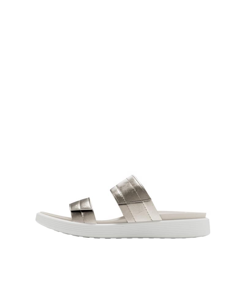 Beige ECCO SOFT SANDAL W SLIDE