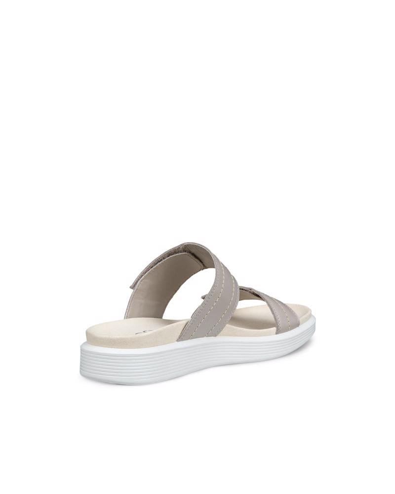Beige ECCO SOFT SANDAL W SLIDE