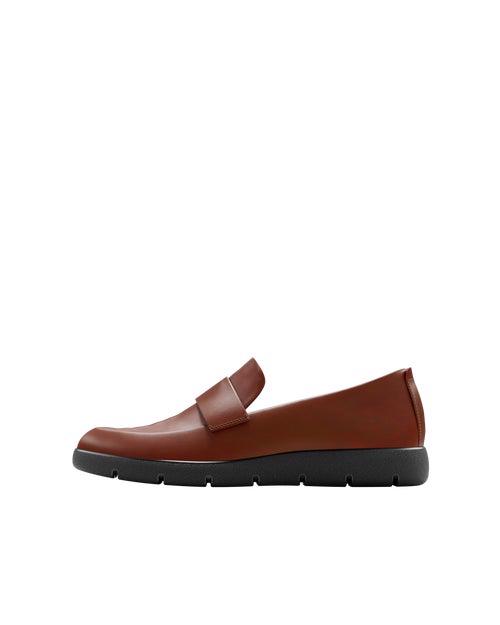 Brown ECCO BELLA 2 W LEA LOAFER