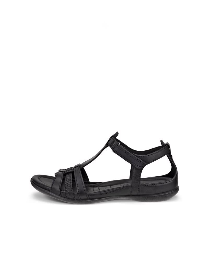 BLACK ECCO FLASH SANDAL
