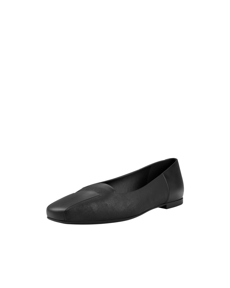BLACK ECCO Margot W LEA BALLERINA
