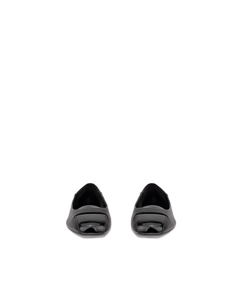 BLACK ECCO Margot W LEA BALLERINA