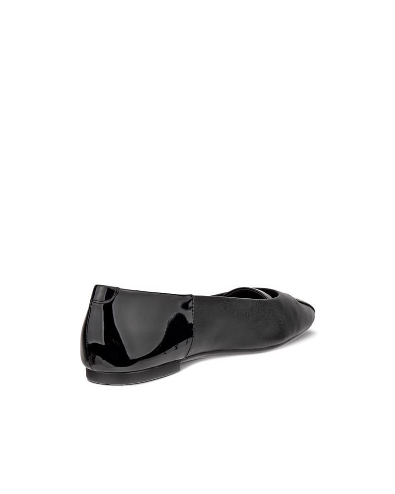 BLACK ECCO Margot W LEA BALLERINA