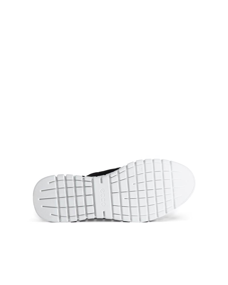 BLACK ECCO GRUUV LITE W TEX SNEAKER