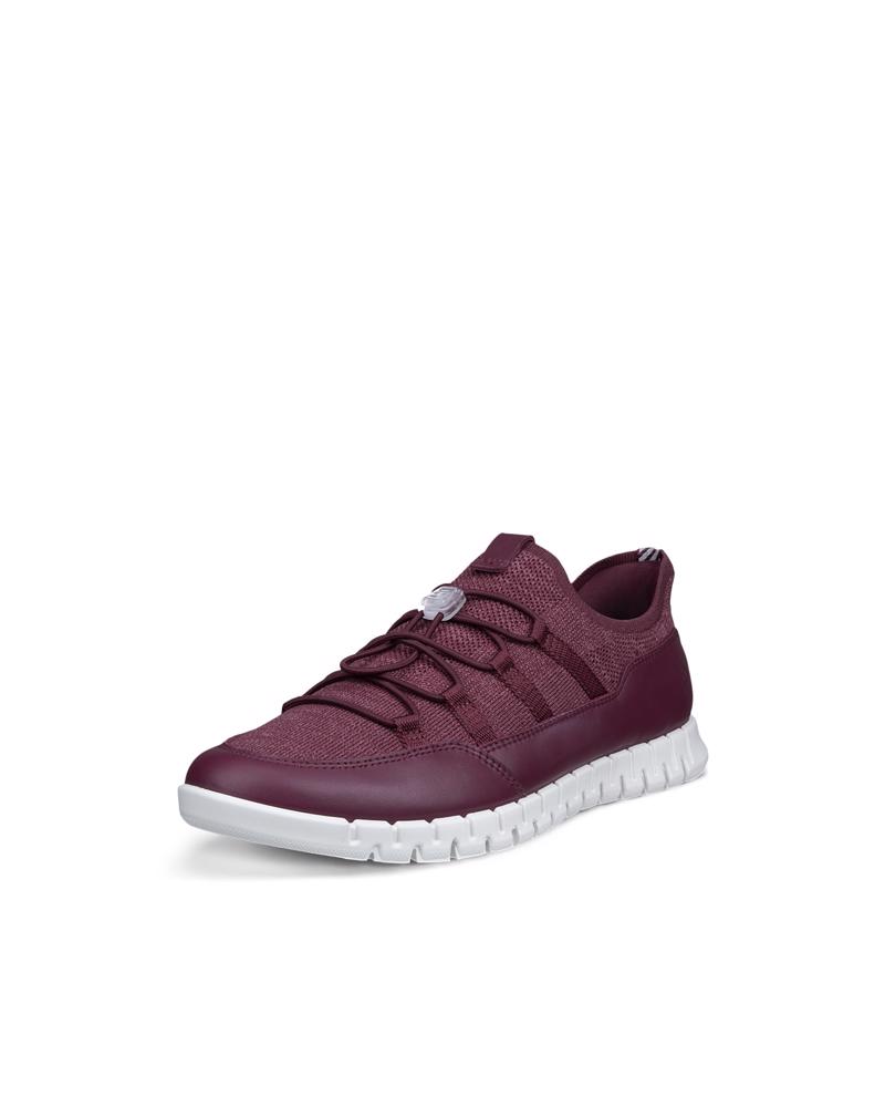 Red ECCO GRUUV LITE W TEX SNEAKER