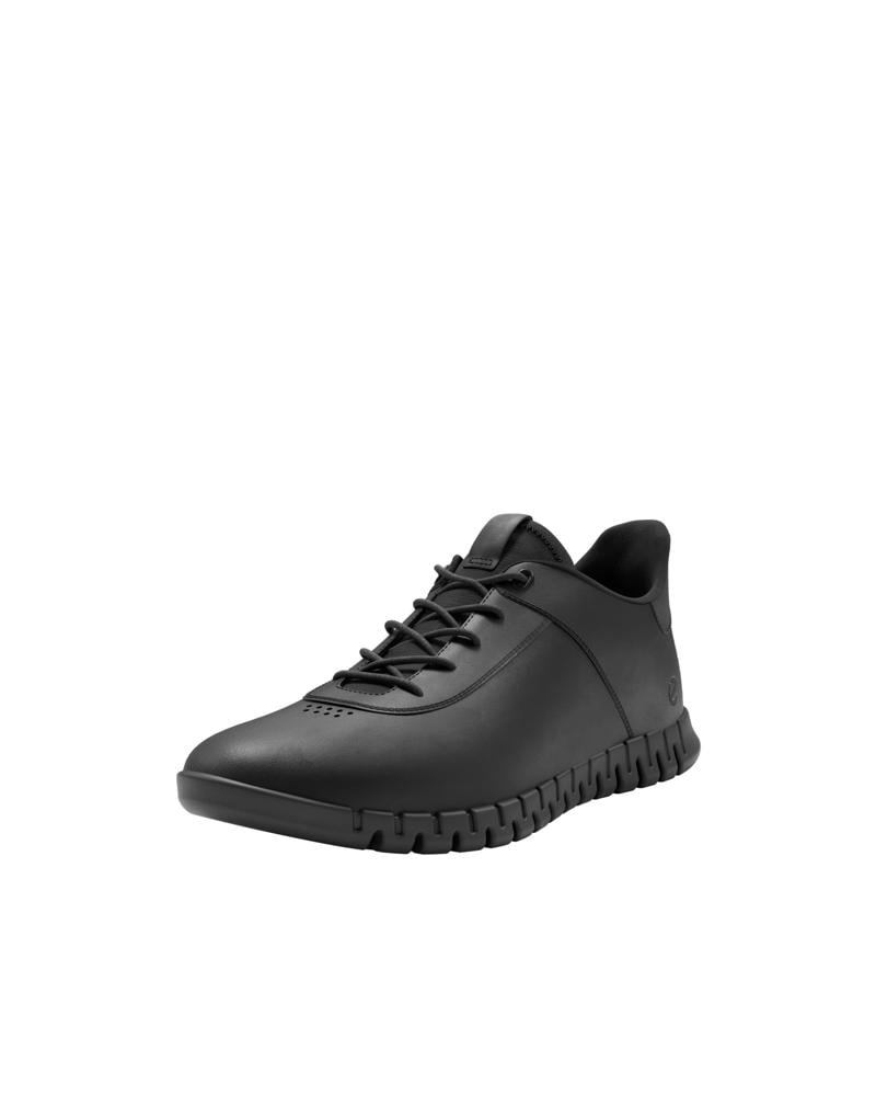 BLACK ECCO GRUUV LITE W EASY SLIP